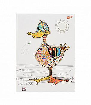 Блокнот А5 64 арк. кл. "BugArt. White duck" YES 151451