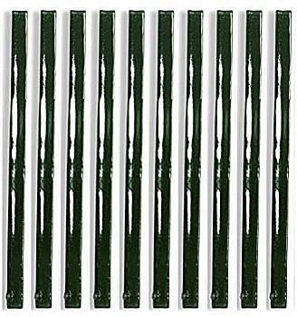 Набор восковых палочек "Banque" 10 шт. в коробке, темно-зеленый, 31030T
