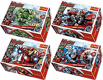 Пазл "54 Міні" - Команда Месників, Trefl, 54140 Пазл "54 Міні" - Команда Месників, Trefl, 54140