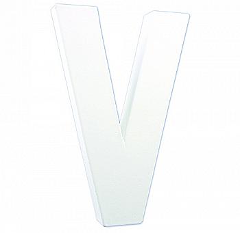 Заготовка из папье-маше Буква "V" 3*13,5*20,5 см, AC721C ТМ "Clairefontaine" Заготовка из папье-маше Буква "V" 3*13,5*20,5 см, AC721C ТМ "Clairefontaine"