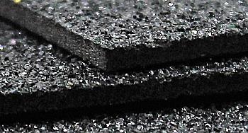 Набір фоамірана 21*29,7 см, з гліт, чорний, 5 шт, GL-EVA-015