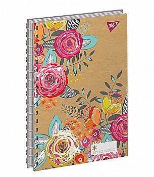 Тетрадь А5 96 кл. YES ед.сп. "Linda Wood", 681574