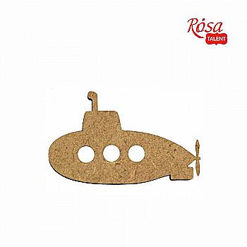 Мини-заготовка Подводная лодка, МДФ, 5,4*3,3 см, 1 шт, Rosa Talent (10) Мини-заготовка Подводная лодка, МДФ, 5,4*3,3 см, 1 шт, Rosa Talent (10)