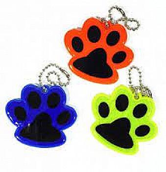 Брелки светоотражающие "Лапа" микс цветов, 5494 Брелки светоотражающие "Лапа" микс цветов, 5494