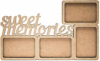 Заготовка рамка Sweet memories, МДФ, 43*27*0,6 см, Rosa Talent Заготовка рамка Sweet memories, МДФ, 43*27*0,6 см, Rosa Talent