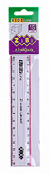 Линейка 15см, с розовой полоской, блистер, KIDS Line ZB.5606-10 Линейка 15см, с розовой полоской, блистер, KIDS Line ZB.5606-10