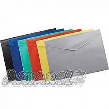 Папка-конверт А4 на кнопці, бірюзова ВМ.3925-06