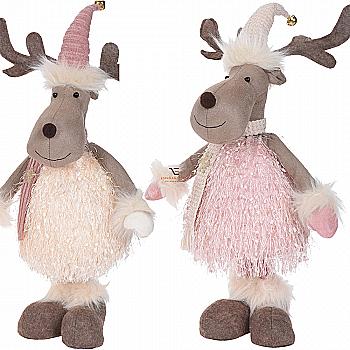 Прикраса новорічна Фігурка "Лось" 44 см (2 види в асорт.), ANT000220