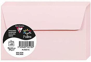 Конверт декоративный Pollen FT30 (90*140 мм)/120 г, Pink/Розовый, 5651C Конверт декоративный Pollen FT30 (90*140 мм)/120 г, Pink/Розовый, 5651C
