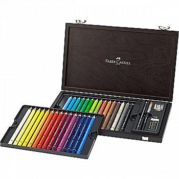 Набір акварельних олівців AD Magnus 30 кол. в дерев. коробці, 116900 Faber-Castell Набір акварельних олівців AD Magnus 30 кол. в дерев. коробці, 116900 Faber-Castell