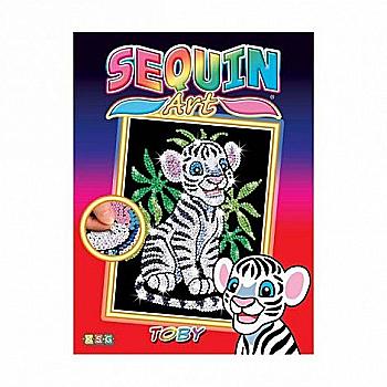 Набор для творчества Sequin Art red Белый тигр Тебе, SA0906