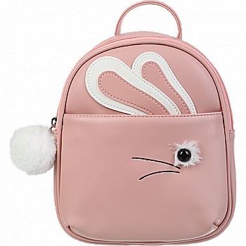 Рюкзак "Fur rabbit", персиковый, декор искусственный мех, 24*21*8 см, ZB.702301 Рюкзак "Fur rabbit", персиковый, декор искусственный мех, 24*21*8 см, ZB.702301
