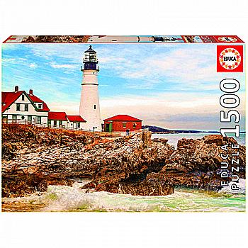 Пазл "1500" - Маяк на скелі, Educa, 17978