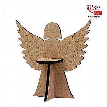 Заготовка подсвечник „Ангел“, МДФ, 19*6*18,7 см, Rosa Talent Заготовка подсвечник „Ангел“, МДФ, 19*6*18,7 см, Rosa Talent
