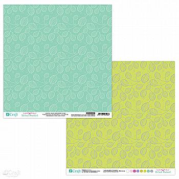 Outlet Папір двосторонній 30,5*30,5 см Квітковий ринок 07, PYDU-014-P07 DpCraft/993265