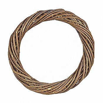 Віночок для декорування, верба темна, 30 см, Rosa Talent