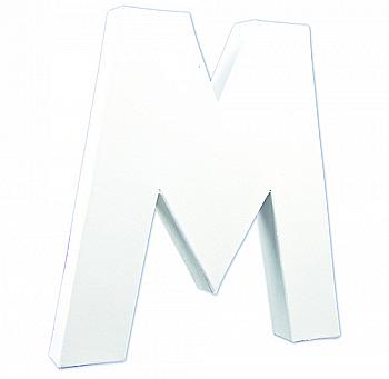 Заготовка из папье-маше Буква "M" 3*19,5*20,5 см, AC712C ТМ "Clairefontaine" Заготовка из папье-маше Буква "M" 3*19,5*20,5 см, AC712C ТМ "Clairefontaine"