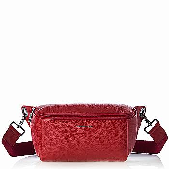 Сумка на пояc женская Mellow leather, красный, P10FZT33 Mandarina Duck Сумка на пояc женская Mellow leather, красный, P10FZT33 Mandarina Duck