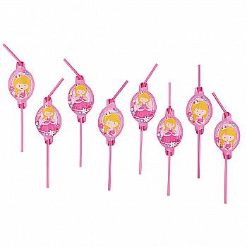 Трубочки для коктейлю Моя Принцеса, 8 од, 3502-3464