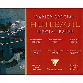 Склейка д/олії 24*30 см Special Paper, 15 арк. (240 г/м2), 96492C Clairefontaine Склейка д/олії 24*30 см Special Paper, 15 арк. (240 г/м2), 96492C Clairefontaine