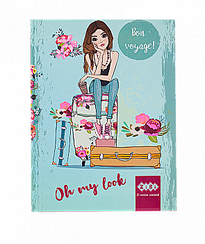 Блокнот А5 64 арк "Fashion", тв. обкл., мат. лам.+лак, м`ятний ZB.12751-38 Блокнот А5 64 арк "Fashion", тв. обкл., мат. лам.+лак, м`ятний ZB.12751-38
