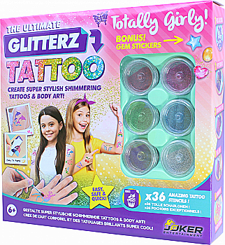 Набір для творчості великий "Зроби тату" GLITTERZ TATTOO, 32102 Набір для творчості великий "Зроби тату" GLITTERZ TATTOO, 32102