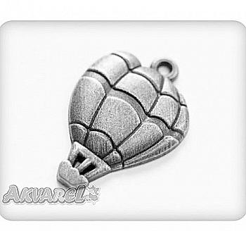 Набір металевих підвісок Повітряна куля 17*25мм, 5шт