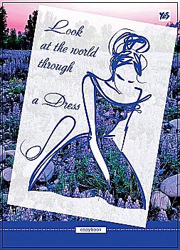 Тетрадь А5 80 кл. YES дв. сп. Dress Тетрадь А5 80 кл. YES дв. сп. Dress