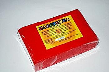 Пластика "Пластишка", красный алый 0,250 кг, 0108 Пластика "Пластишка", красный алый 0,250 кг, 0108