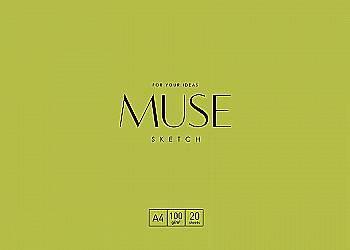 Папір для ескізів А4+ 20 арк "MUSE" (4055) Папір для ескізів А4+ 20 арк "MUSE" (4055)
