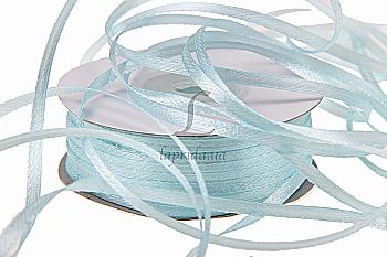 Стрічка атлас 3 мм-91 м, 103, ніжно-блакитна