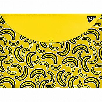 Папка-конверт на кнопці А4 "Bananas", 491637 Yes
