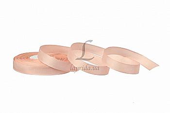 Стрічка репсова 1,2 cм-18 м, GX-214, темно-бежева