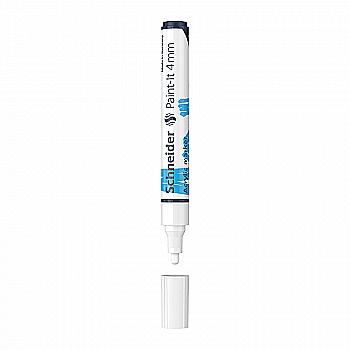 Маркер акриловий Schneider Paint-it 320, 4 мм, білий, S120249 Маркер акриловий Schneider Paint-it 320, 4 мм, білий, S120249