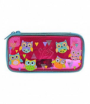 Пенал жесткий пластиковый 3D HP-07 "Funny Owls", 22,5*10*5, 532322 Пенал жесткий пластиковый 3D HP-07 "Funny Owls", 22,5*10*5, 532322