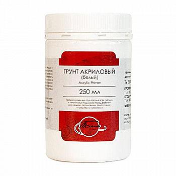 Грунт акриловий універсальний, білий, 250 мл, ТАИР Грунт акриловий універсальний, білий, 250 мл, ТАИР