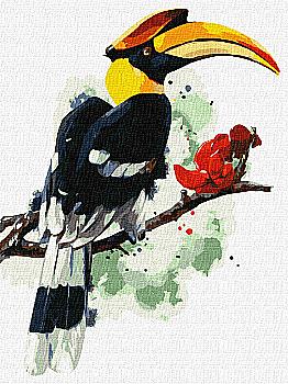 Набір для розпису по номерах 30*40 см "Дивовижне творіння", KHO4466