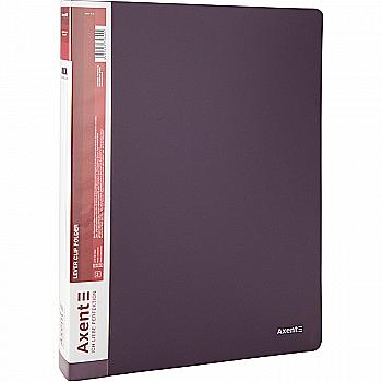 Папка А4 с прижимом, сливовая, 1301-11-A Axent Папка А4 с прижимом, сливовая, 1301-11-A Axent