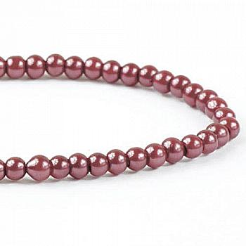 Намисто 4 мм (нитка 80 см*210 шт)  095PD,4mmrd Crystal Art  Намисто 4 мм (нитка 80 см*210 шт)  095PD,4mmrd Crystal Art