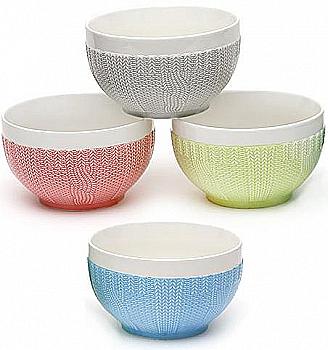 Піала джамбо "В`язаний орнамен" 900 мл, пастель, 575-109 Піала джамбо "В`язаний орнамен" 900 мл, пастель, 575-109