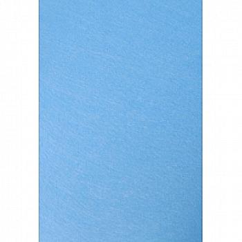Фетр листовой (вискоза) 20х30 см, Голубой, 150 г, Heyda