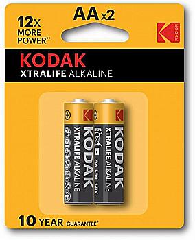 Батарейка KODAK XTRALIFE LR06 (2 шт/бл.) цена указ. за бл. Батарейка KODAK XTRALIFE LR06 (2 шт/бл.) цена указ. за бл.