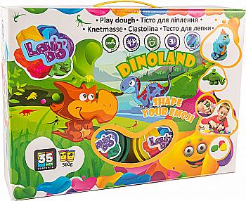 Набір тіста для ліплення "Dinoland", 11007* Набір тіста для ліплення "Dinoland", 11007*