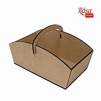 Кошик з ручкою, МДФ, 33,5*18*18,5 см, Rosa Talent