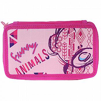 Пенал "Funny Animals", 3 від., 99703, Class Пенал "Funny Animals", 3 від., 99703, Class
