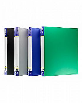 Папка пластиковая А4 4 кольца с двумя карманами, E30702-01 (03,04) Папка пластиковая А4 4 кольца с двумя карманами, E30702-01 (03,04)