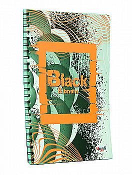 Блокнот А5 Office "Black & Bright" orange, 900879, TM Profiplan Блокнот А5 Office "Black & Bright" orange, 900879, TM Profiplan