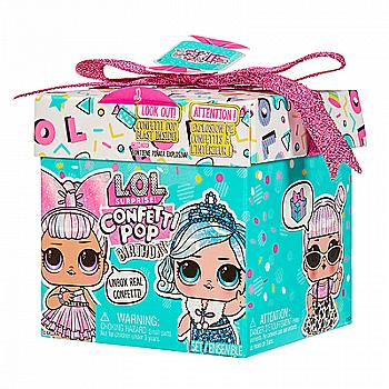 Набір ігровий з лялькою L.O.L. Surprise! "Confetti Pop" - День народження (у дисплеї), 589969 Набір ігровий з лялькою L.O.L. Surprise! "Confetti Pop" - День народження (у дисплеї), 589969