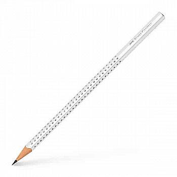 Карандаш чернографитный Grip Sparkle, белый, 118305 Faber-Castell Карандаш чернографитный Grip Sparkle, белый, 118305 Faber-Castell