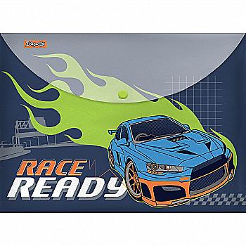 Папка-конверт на кнопці А4 "Street race", 1 Вересня, 491840 Папка-конверт на кнопці А4 "Street race", 1 Вересня, 491840